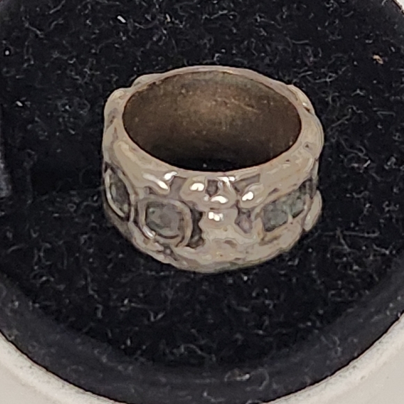 Vintage 50s Silver Pinky Ring - Picture 6 of 7